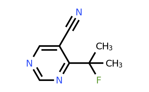 1427195-26-3 | 4-(2-Fluoropropan-2-yl)pyrimidine-5-carbonitrile