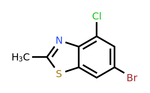 1427363-00-5 | 6-Bromo-4-chloro-2-methylbenzo[d]thiazole