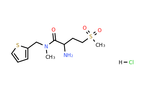 1427378-71-9 | 2-Amino-4-methanesulfonyl-n-methyl-n-(thiophen-2-ylmethyl)butanamide hydrochloride