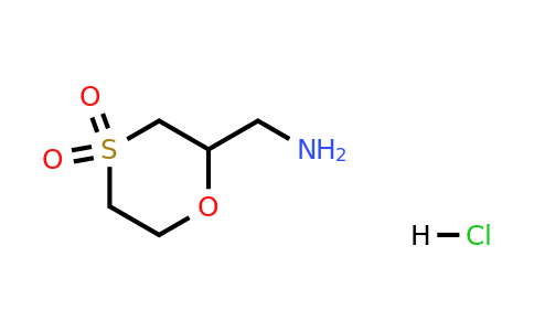 2-(Aminomethyl)-1,4lambda6-oxathiane-4,4-dione hydrochloride