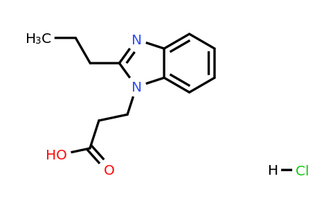 1427379-95-0 | 3-(2-Propyl-1h-1,3-benzodiazol-1-yl)propanoic acid hydrochloride