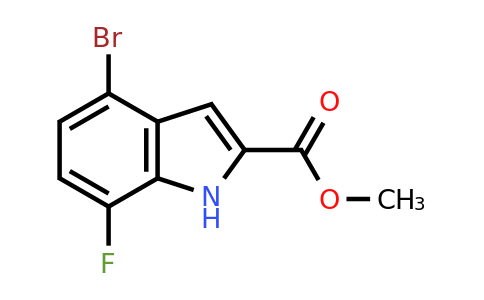 1427380-14-0 | Methyl 4-bromo-7-fluoro-1h-indole-2-carboxylate