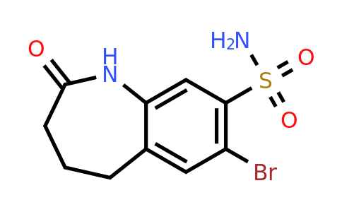 1427380-75-3 | 7-Bromo-2-oxo-2,3,4,5-tetrahydro-1h-1-benzazepine-8-sulfonamide