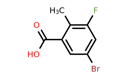 1427433-28-0 | 5-Bromo-3-fluoro-2-methylbenzoic acid