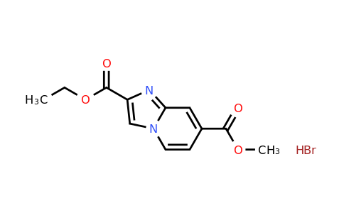 1427460-34-1 | 2-Ethyl 7-methyl imidazo[1,2-a]pyridine-2,7-dicarboxylate hydrobromide