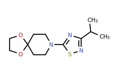 1427536-24-0 | 8-(3-Isopropyl-1,2,4-thiadiazol-5-yl)-1,4-dioxa-8-azaspiro[4.5]decane