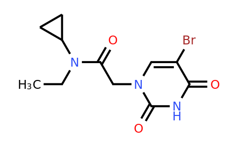 1427572-29-9 | 2-(5-Bromo-2,4-dioxo-3,4-dihydropyrimidin-1(2h)-yl)-N-cyclopropyl-N-ethylacetamide