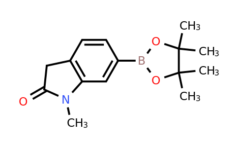1428666-17-4 | 1-Methyl-6-(tetramethyl-1,3,2-dioxaborolan-2-yl)-2,3-dihydro-1H-indol-2-one