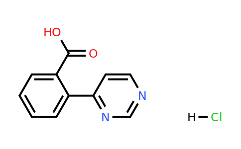 1429505-74-7 | 2-(Pyrimidin-4-yl)benzoic acid hydrochloride