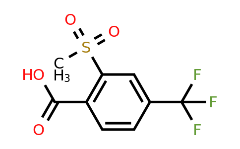 142994-06-7 | 2-(Methylsulfonyl)-4-(trifluoromethyl)benzoic acid