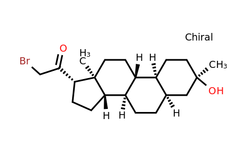 2-Bromo-1-((3R,5R,8R,9R,10S,13S,14S,17S)-3-hydroxy-3,13-dimethylhexadecahydro-1H-cyclopenta[a]phenanthren-17-yl)ethanone