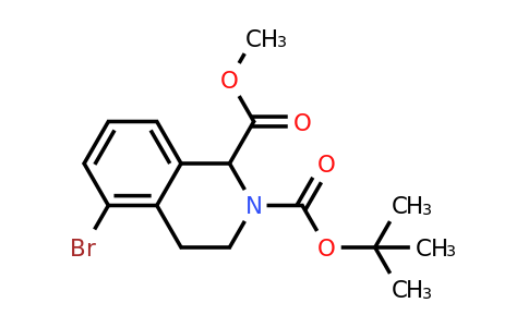 1430563-92-0 | O2-tert-butyl O1-methyl 5-bromo-3,4-dihydro-1H-isoquinoline-1,2-dicarboxylate