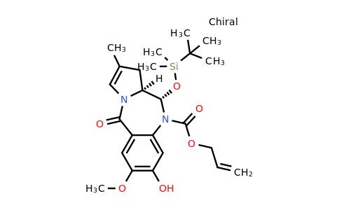 1430738-28-5 | Allyl (11S,11aS)-11-((tert-butyldimethylsilyl)oxy)-8-hydroxy-7-methoxy-2-methyl-5-oxo-11,11a-dihydro-1H-benzo[e]pyrrolo[1,2-a][1,4]diazepine-10(5H)-carboxylate
