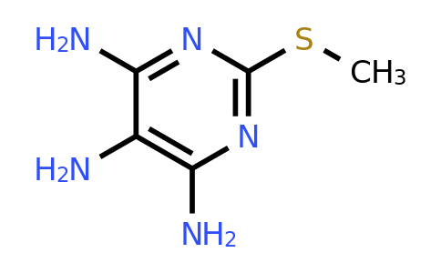 1431-40-9 | 2-(Methylthio)pyrimidine-4,5,6-triamine