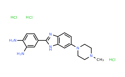 1431697-77-6 | 4-(6-(4-Methylpiperazin-1-yl)-1H-benzo[d]imidazol-2-yl)benzene-1,2-diamine trihydrochloride