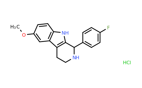 1-(4-Fluorophenyl)-6-methoxy-2,3,4,9-tetrahydro-1h-pyrido[3,4-b]indole hydrochloride