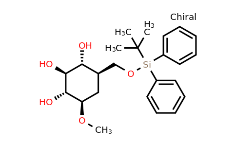 (1R,2S,3R,4R,6R)-4-(((tert-Butyldiphenylsilyl)oxy)methyl)-6-methoxycyclohexane-1,2,3-triol