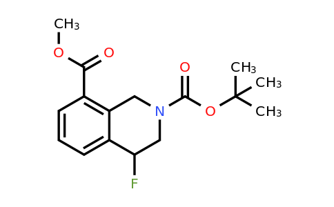 1432514-86-7 | O2-tert-butyl O8-methyl 4-fluoro-3,4-dihydro-1H-isoquinoline-2,8-dicarboxylate