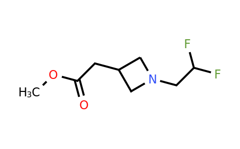 1432678-05-1 | Methyl 2-[1-(2,2-difluoroethyl)azetidin-3-yl]acetate