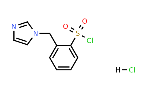1432680-91-5 | 2-(1h-Imidazol-1-ylmethyl)benzene-1-sulfonyl chloride hydrochloride