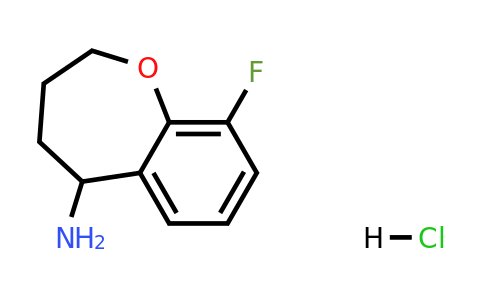 1432682-02-4 | 9-Fluoro-2,3,4,5-tetrahydro-1-benzoxepin-5-amine hydrochloride
