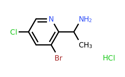 1432754-20-5 | 1-(3-Bromo-5-chloropyridin-2-yl)ethan-1-amine hydrochloride