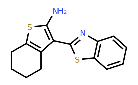 143361-87-9 | 3-Benzothiazol-2-yl-4,5,6,7-tetrahydro-benzo[b]thiophen-2-ylamine