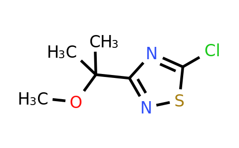 1433887-48-9 | 5-Chloro-3-(2-methoxypropan-2-yl)-1,2,4-thiadiazole