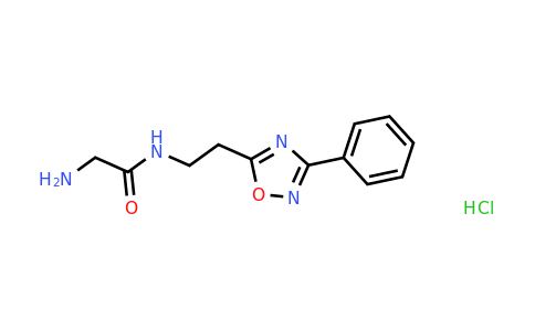 1435804-43-5 | 2-Amino-N-(2-(3-phenyl-1,2,4-oxadiazol-5-yl)ethyl)acetamide hydrochloride
