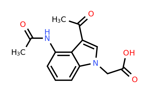 1435804-67-3 | 2-(4-Acetamido-3-acetyl-1H-indol-1-yl)acetic acid