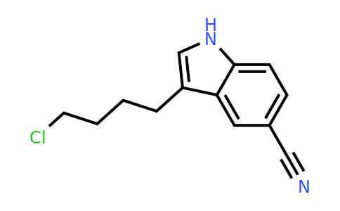 3-(4-chlorobutyl)-1H-indole-5-carbonitrile