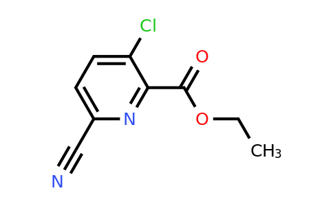 1436504-94-7 | Ethyl 3-chloro-6-cyanopicolinate