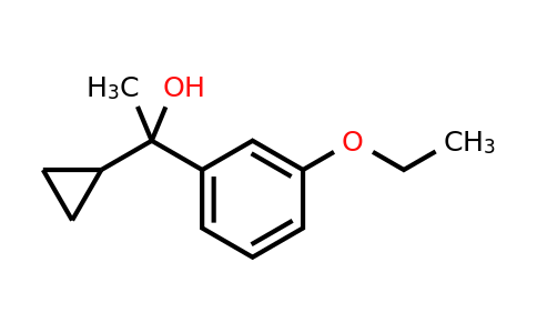 1443327-50-1 | 1-Cyclopropyl-1-(3-ethoxyphenyl)ethan-1-ol