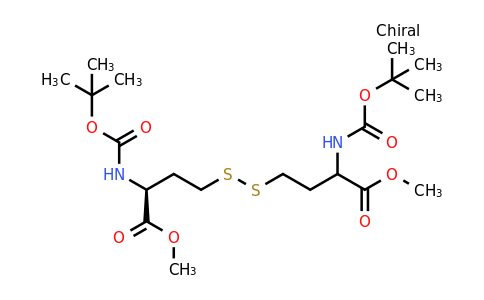144373-70-6 | Dimethyl 4,4'-disulfanediyl(2S,2'S)-bis(2-((tert-butoxycarbonyl)amino)butanoate)
