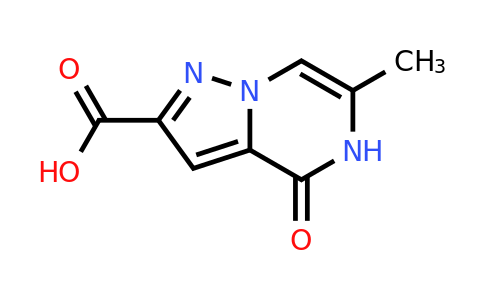 1443978-44-6 | 6-Methyl-4-oxo-4,5-dihydropyrazolo[1,5-a]pyrazine-2-carboxylic acid