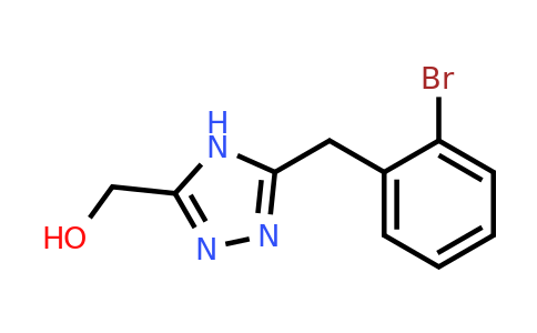 {5-[(2-bromophenyl)methyl]-4h-1,2,4-triazol-3-yl}methanol