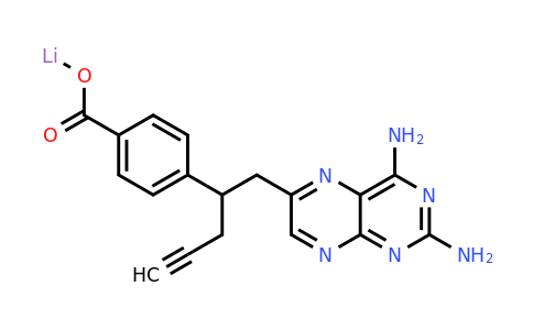 1445586-53-7 | Lithium 4-(1-(2,4-diaminopteridin-6-yl)pent-4-yn-2-yl)benzoate