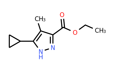1445831-52-6 | Ethyl 5-cyclopropyl-4-methyl-1H-pyrazole-3-carboxylate
