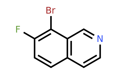 1445891-57-5 | 8-Bromo-7-fluoroisoquinoline