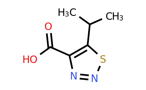 1445950-78-6 | 5-Isopropyl-1,2,3-thiadiazole-4-carboxylic acid