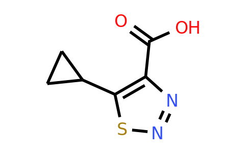 1445951-16-5 | 5-Cyclopropyl-1,2,3-thiadiazole-4-carboxylic acid