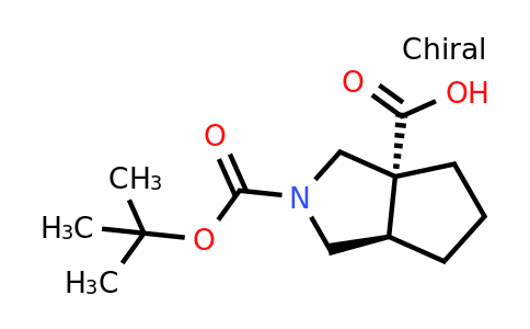(3aR,6aR)-2-(tert-butoxycarbonyl)hexahydrocyclopenta[c]pyrrole-3a(1H)-carboxylic acid