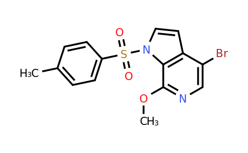 1445993-85-0 | 4-Bromo-7-methoxy-1-tosyl-1H-pyrrolo[2,3-c]pyridine