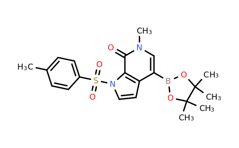 1445993-89-4 | 6-Methyl-4-(4,4,5,5-tetramethyl-1,3,2-dioxaborolan-2-yl)-1-tosyl-1H-pyrrolo[2,3-c]pyridin-7(6H)-one