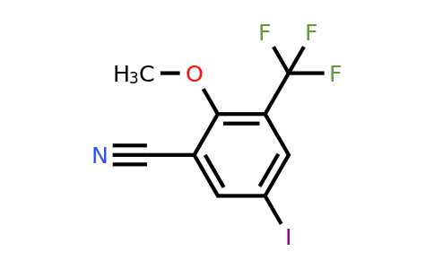 1445995-74-3 | 5-Iodo-2-methoxy-3-(trifluoromethyl)benzonitrile