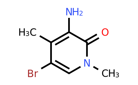 3-amino-5-bromo-1,4-dimethyl-pyridin-2-one