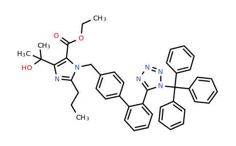 144690-33-5 | Ethyl 4-(2-hydroxypropan-2-yl)-2-propyl-1-((2'-(1-trityl-1H-tetrazol-5-yl)-[1,1'-biphenyl]-4-yl)methyl)-1H-imidazole-5-carboxylate