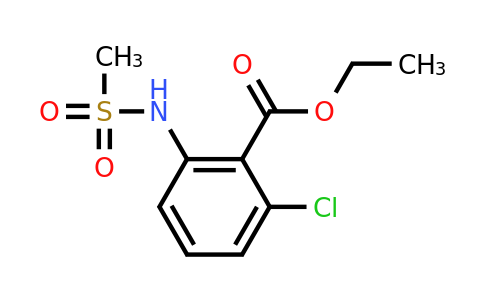 1447213-80-0 | ethyl 2-chloro-6-(methylsulfonamido)benzoate