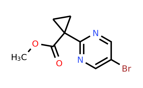 1447607-69-3 | Methyl 1-(5-bromopyrimidin-2-yl)cyclopropanecarboxylate