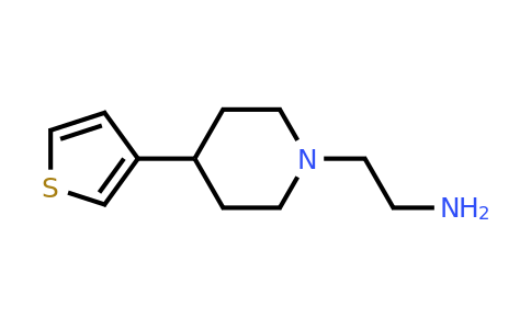 1447964-52-4 | 2-(4-(Thiophen-3-yl)piperidin-1-yl)ethan-1-amine